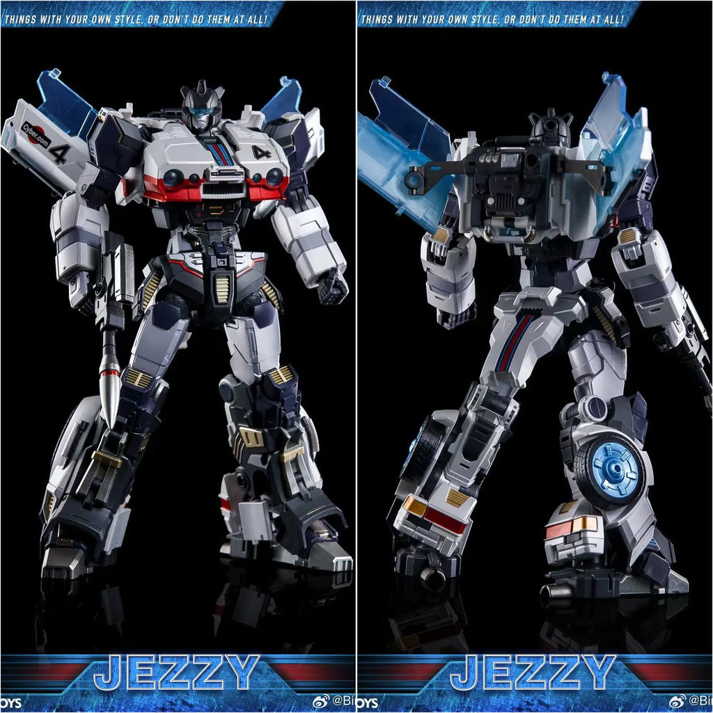 [Auf Lager] BingoToys Transformation BT07 Jezzy Jazz Super Soldier BT-07 Auto Actionfigur Roboter Geschenksammlungen