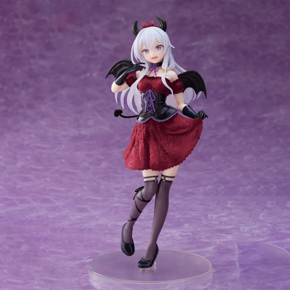 In Stock Taito Original Genuine Anime Coreful Figure Majo No Tabitabi Elaina Little Devil Ver Renewal 18cm Model Toys Xmas Gift
