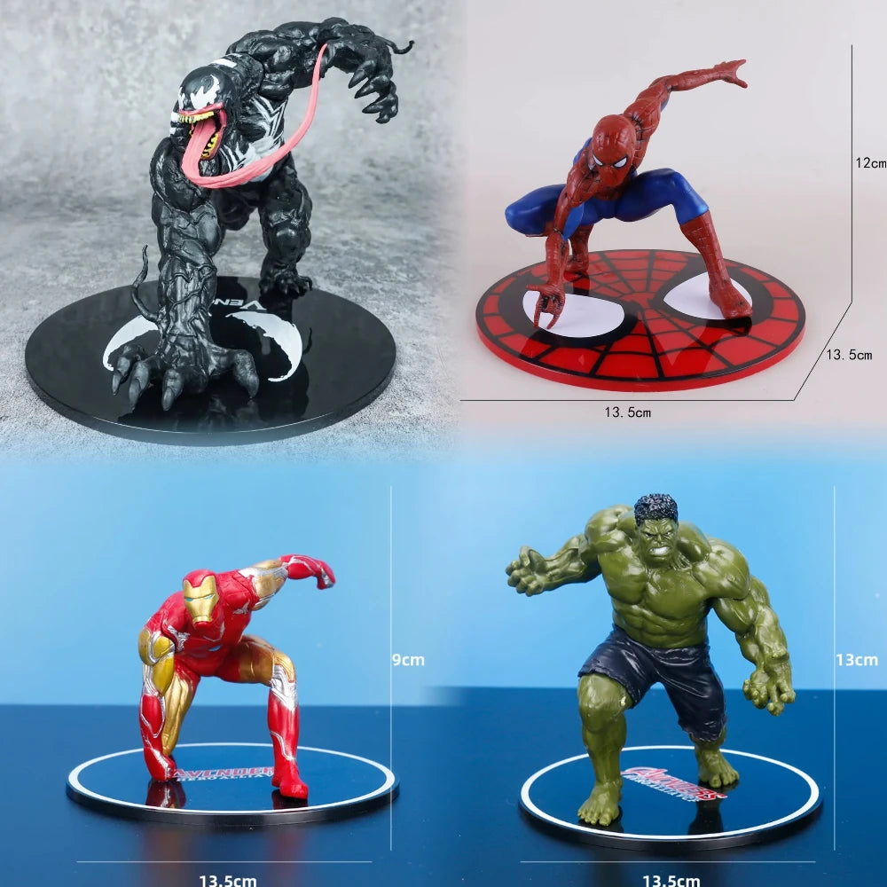 HOT 2026 Latest Venom Solid PVC Lying Position Venom Villain Alliance Spider Man Anime Handmade Model Decoration Doll