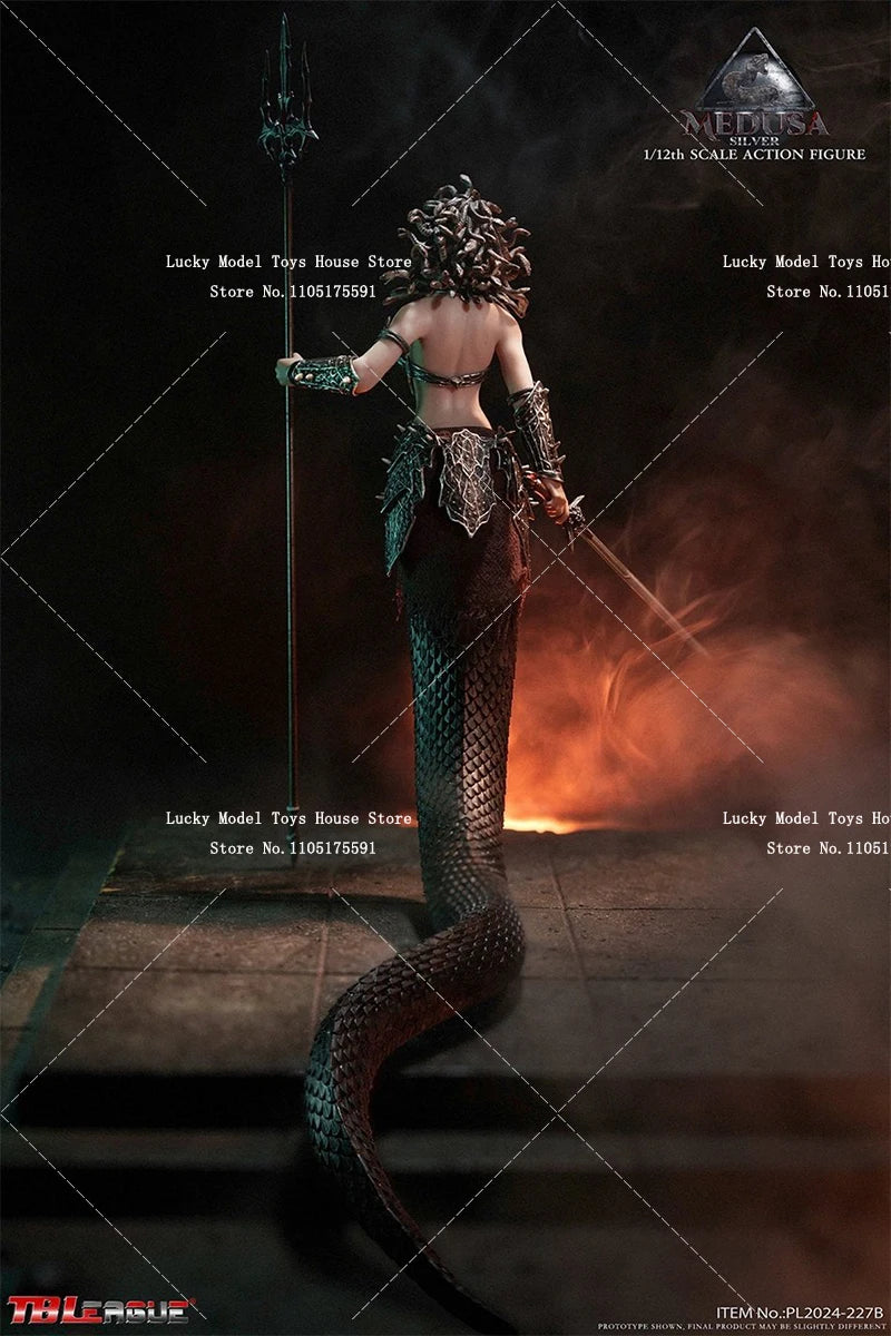 TBLeague PL2024-227 Snake Tail Version 1/12 Medusa Female Monster Action Figure Battle Damaged Platform Ornament 6inch Soldier