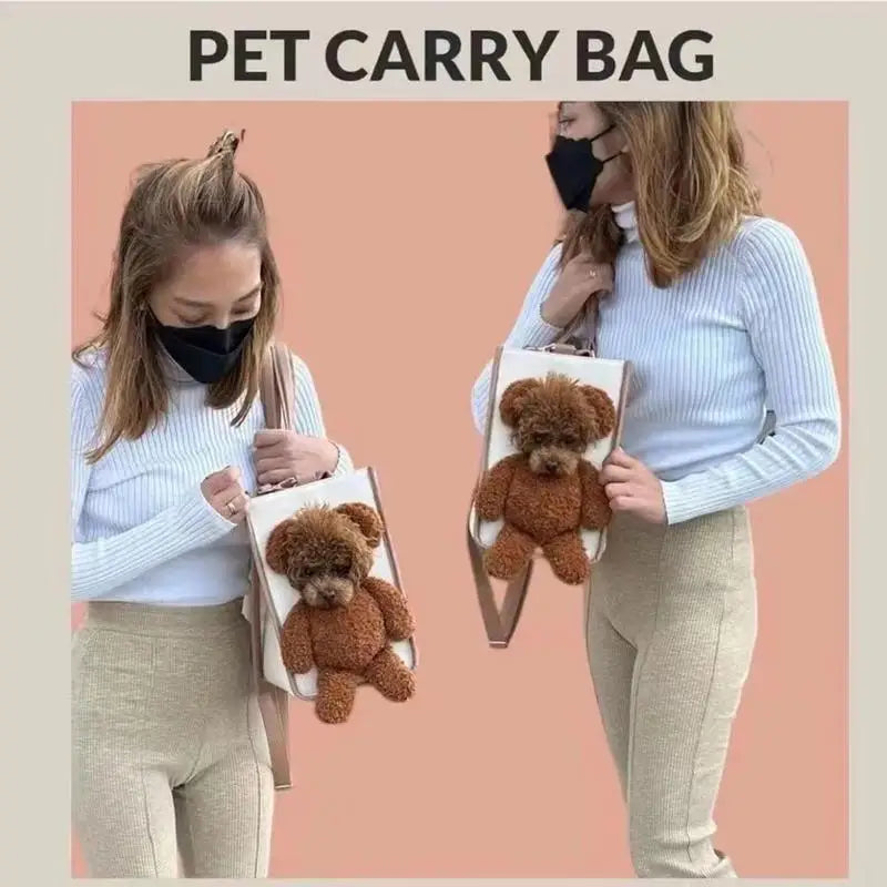 Haustierträger für Hunde, große Kapazität, Hundeträger, multifunktionale Outdoor-Katzentaschen, atmungsaktive Tragetasche für Welpen für Häschen
