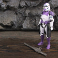 New Body 187th Legion Purple Phase II P2 ARF Trooper Rocket Team Leader 6" Action Figure Mace Windu Republic Grand Army Clone