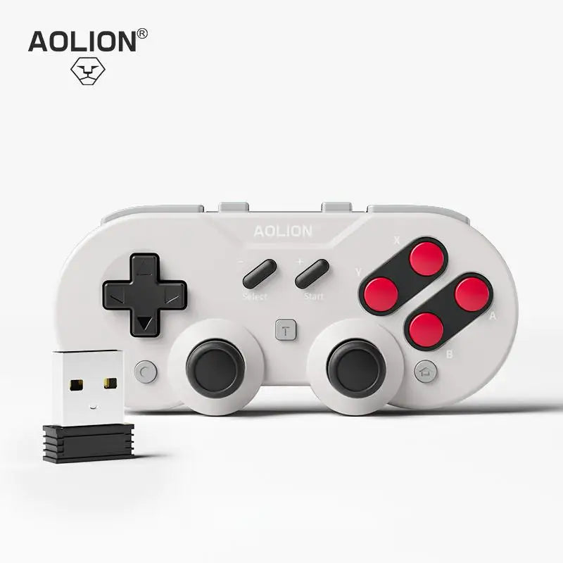 AOLION Wireless Bluetooth Gamepad Controller Hall Joystick for Windows Android mac iOS Nintendo Switch 2/1 Steam Somatosensory