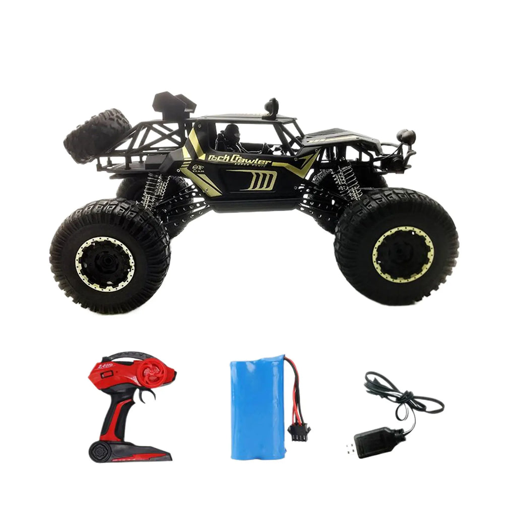 4WD Metalllegierungskörper RC Truck Off-Road 4x4 2.4G 1/8 All Terrain Large Rock Crawler Fernbedienungsauto Spielzeug Geschenk für Kinder Spielzeug