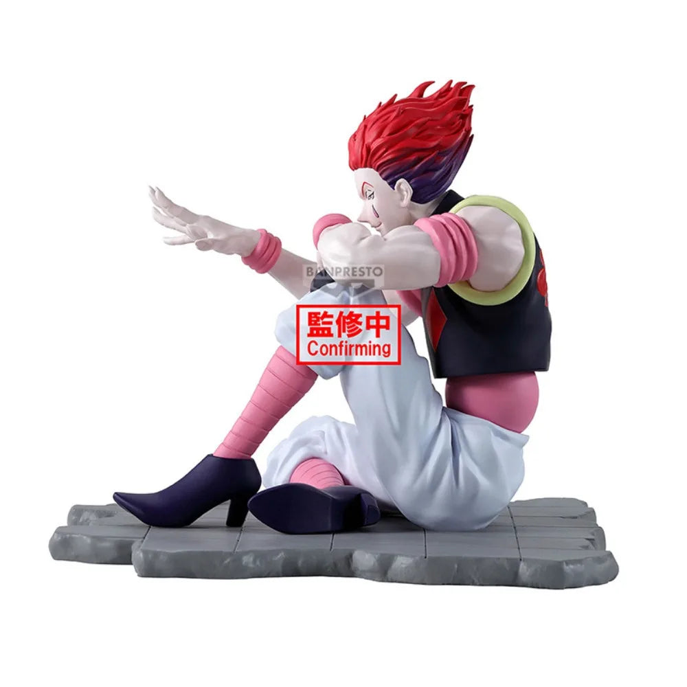 In Stock Bandai Original Genuine Banpresto Anime HUNTER×HUNTER Memorable Saga Special Hisoka 9cm Model Toy Figures Birthday Gift