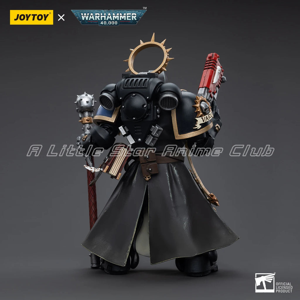 In Stock JOYTOY WARHAMMER 40000 1/18 Action Figure Ultramarines Primaris Chaplain Brother Varus Model Collection Toys