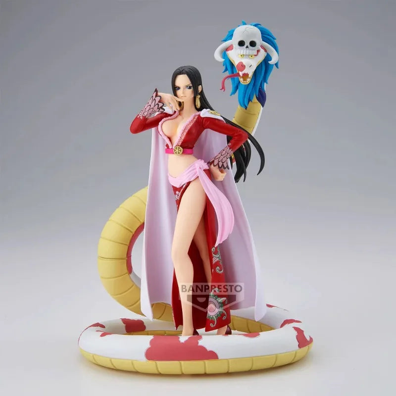 Bandai Original Banpresto Anime One Piece DXF DIE GRANDLINE SERIE EXTRA Boa Hancock PVC Action Figure Modell Sammlung Spielzeug