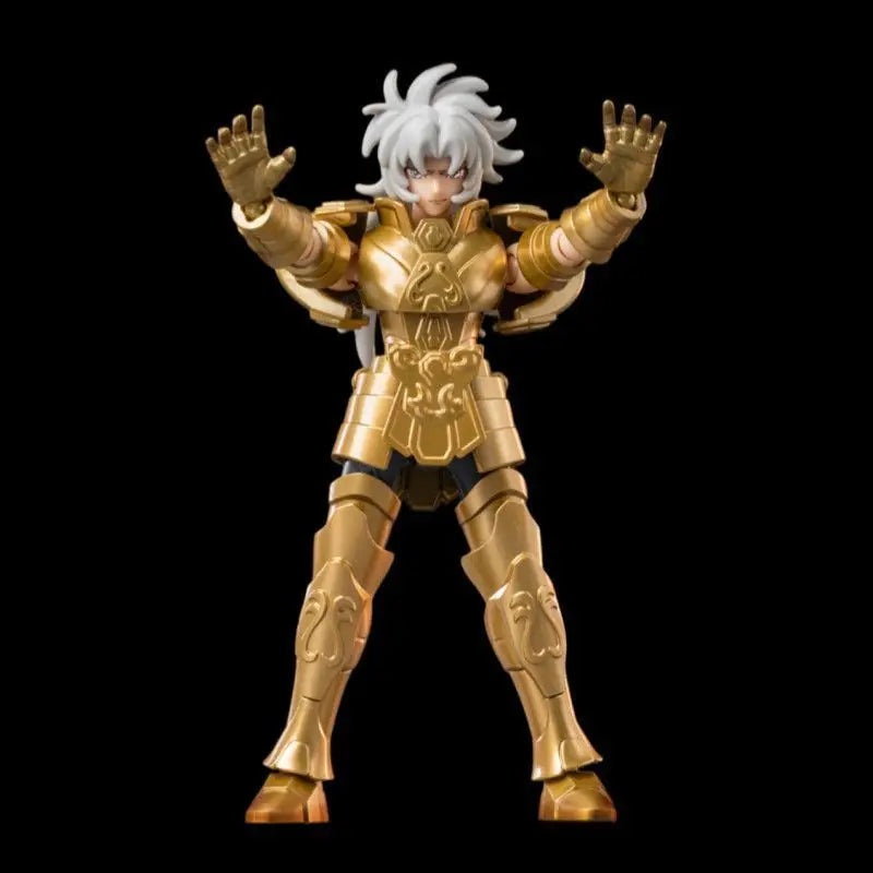 New Blokees Saint Seiya Blind Box Galaxy Version Vol.4 Gold Zodiac Anime Saga Action Figures Assembled Model Toy Collectible