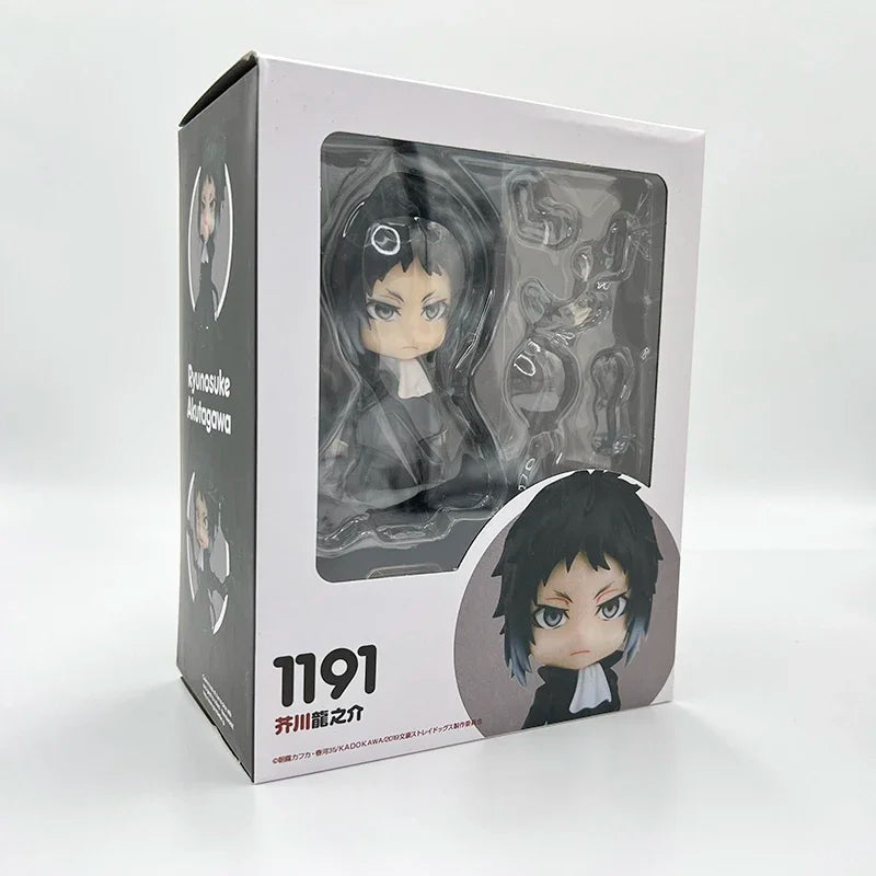 #657 Bungo Stray Dogs Dazai Osamu Anime Figure #676 Nakahara Chuuya Action Figure Ryunosuke Akutagawa Figurine Model Doll Toys