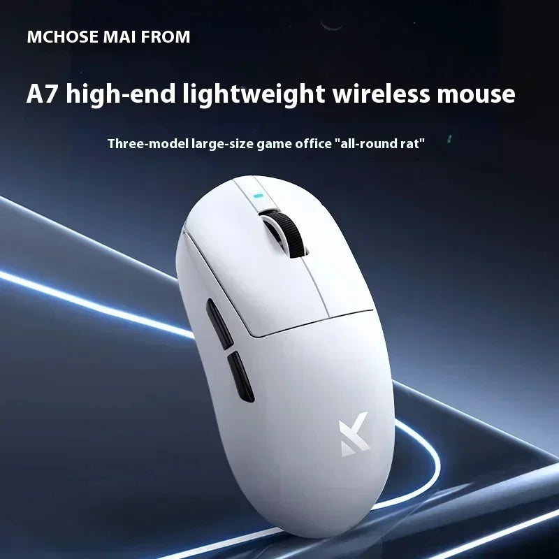 MCHOSE A7 Serie Maus PAW3950 8K Top Speed ​​Empfänger Ergonomie 2,4G Wireless Gaming E-Sport Mäuse Angepasst PC Zubehör Geschenke