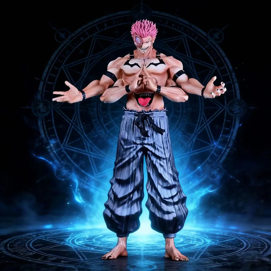 32cm/12.6inch Anime Jujutsu Kaisen Figures Ryomen Sukuna Action Figure Pvc Collection Statue Model Ornament Doll Toys for Gifts