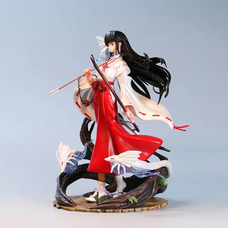 Inuyasha Kikyo Phoenix Ver. Anime Action Figure - Standing Pose Scene Desktop Decoration Collectible Model Gift for Anime Fans