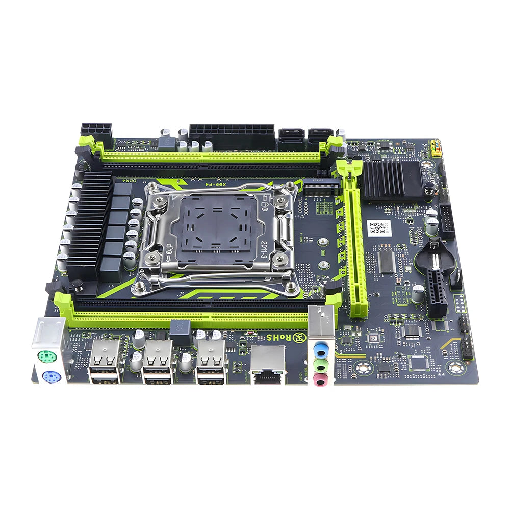 MOUGOL X99 Gaming-Motherboard-Set mit Intel Xeon E5 2650 V4 und DDR4 16G * 1 2133 MHz Dual Channel RAM M.2 NVME für Desktop-Host