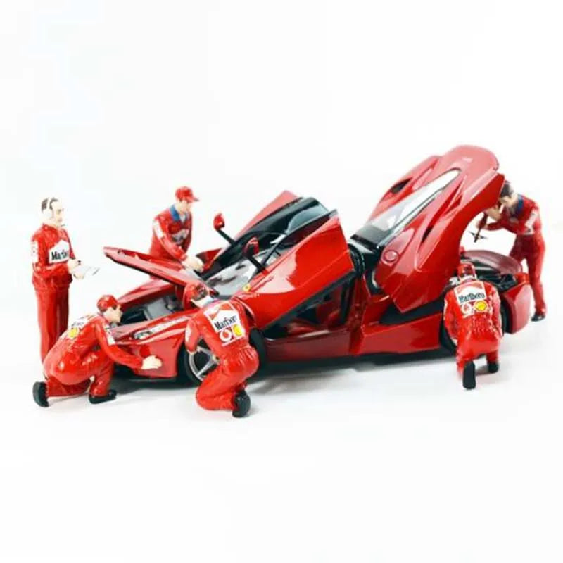 1/18 Scale Repairman Suit Dolls Models Repair Factory Repair Worker Scene Matching Accessories Action Figure Car Toys Gifts Fans
