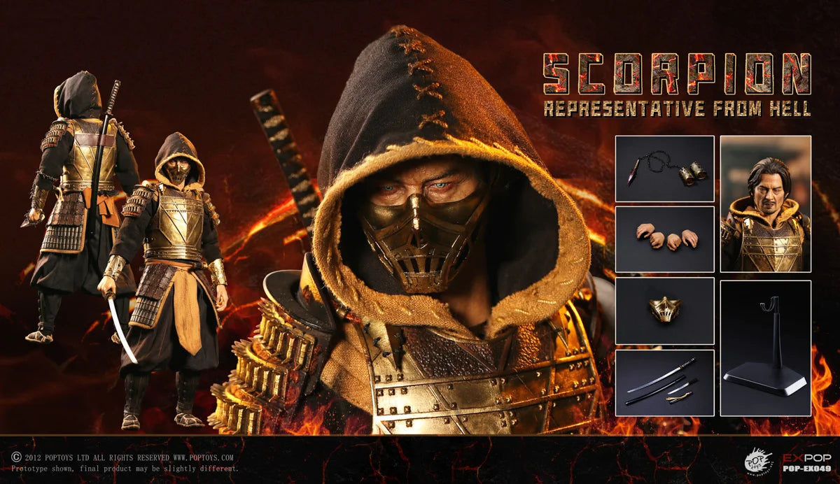 【In Stock】Original POPTOYS EX049 Warrior Scorpion Representative From Hell 1/6 Action Figure Model Collection Ornament