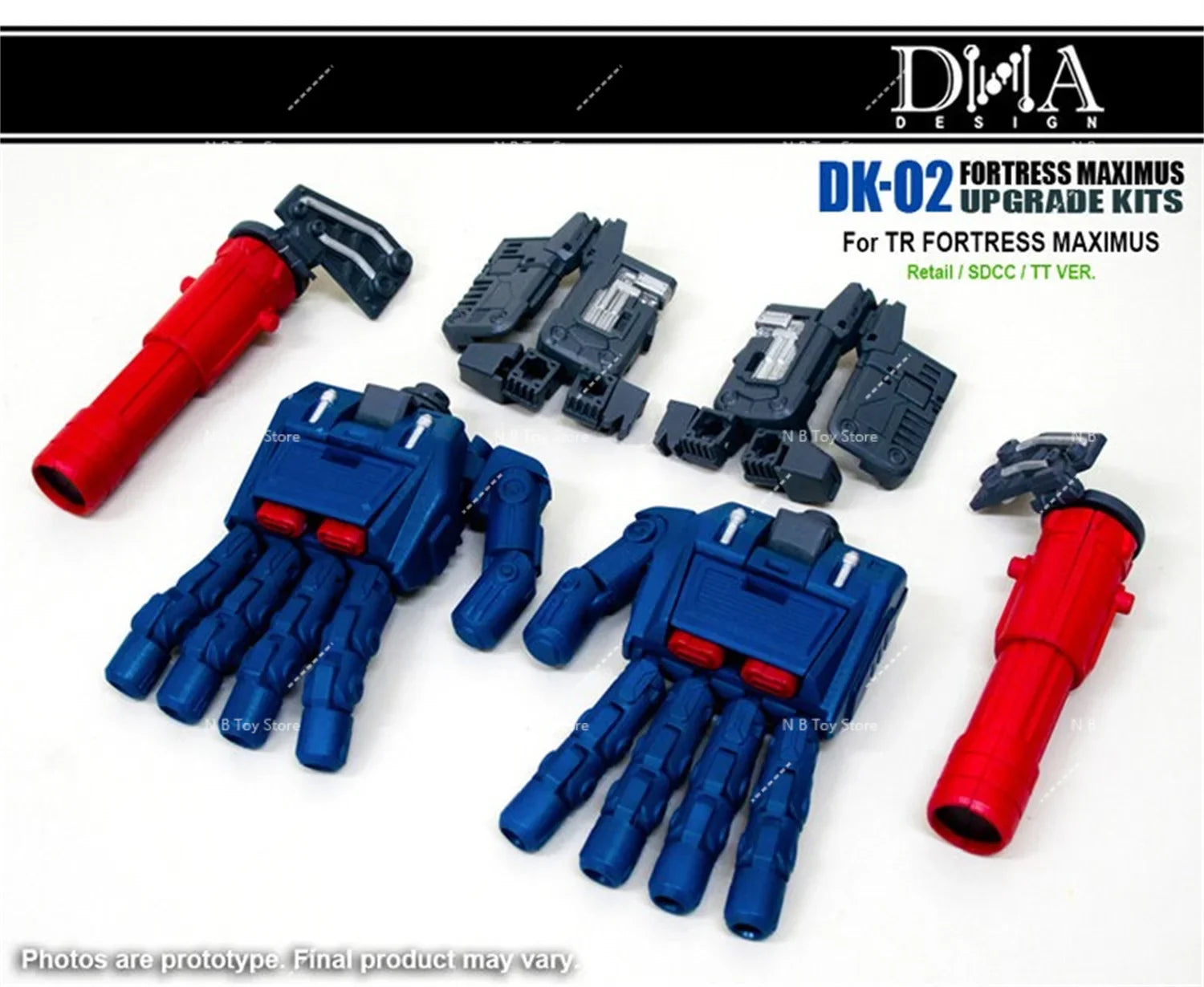 【In Stock】 DNA Design DNA DK-02 DK-04 Update Kits for Fortress Maximus Action Figures Accessories