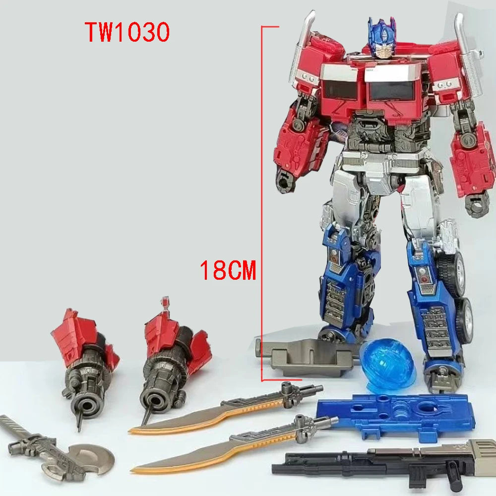 Baiwei Shockwave TW1028 Transformation Toys Sentinel Prime TW1024 Model Ironhide TW1026 Robot Bumblebe TW1025 Figure TW1030