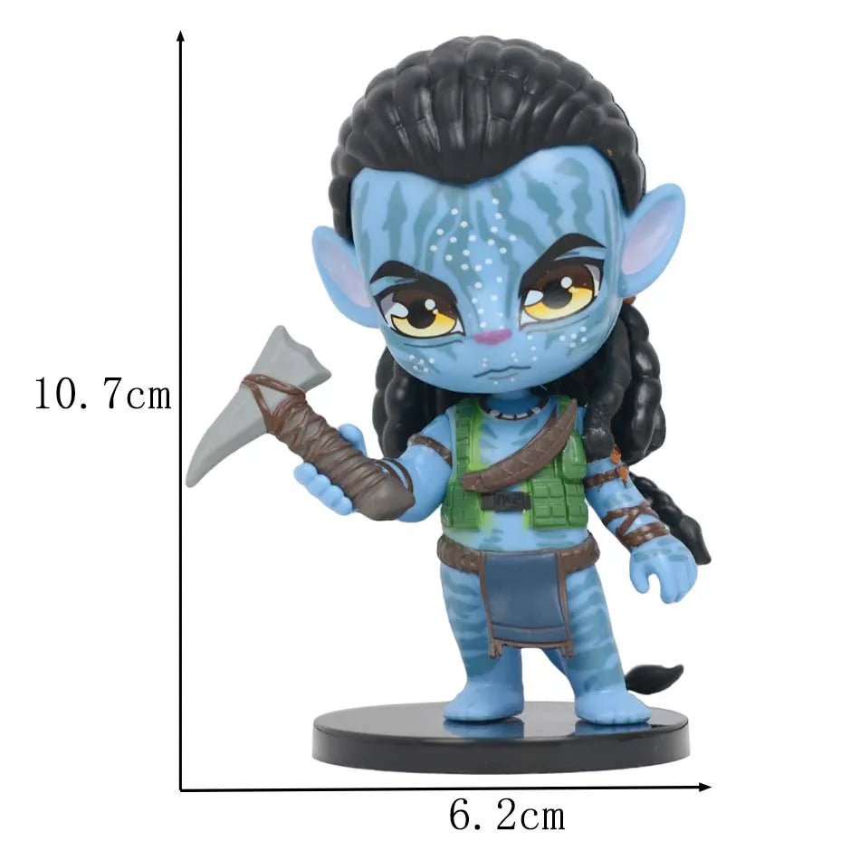 Avatar 2 Neytiri & Jake Sully PVC Figure Model Small Statues Collectibles Desktop Decorations Doll Models Decorations Gifts