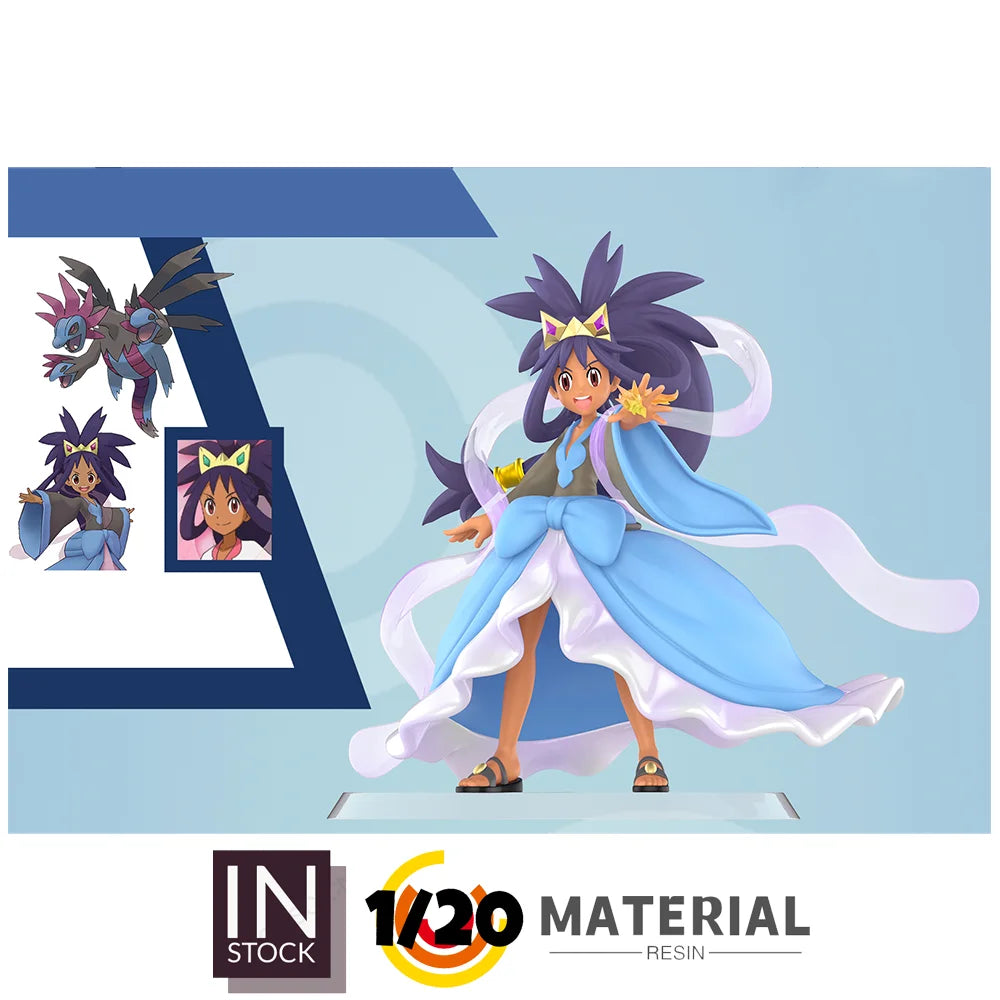 [In Stock] 1/20 Resin Figure [LUCKY WINGS] - Iris & Haxorus With Champion Ball