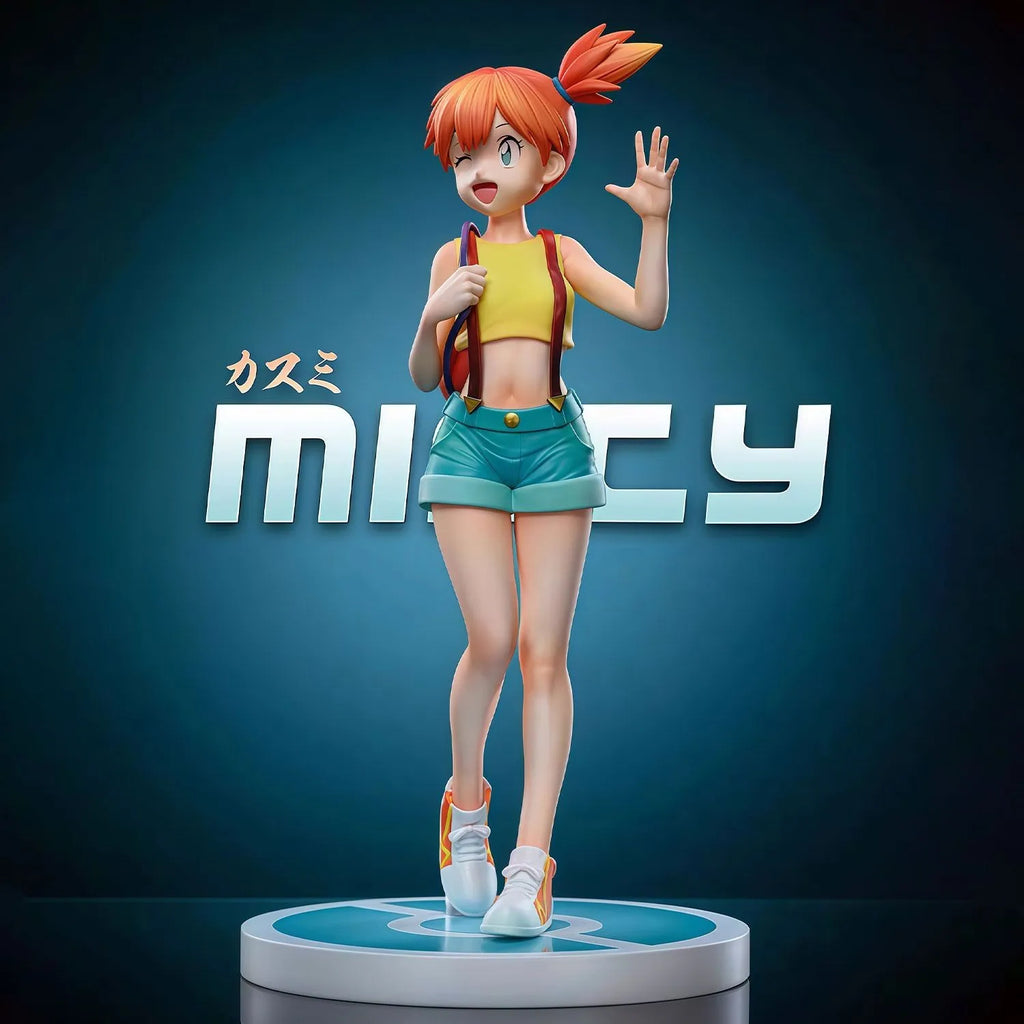 18 см Аш Кетчум Аниме Фигурка Брок Екшън Фигурка Мисти Фигурка ПВЦ Gk Статуя Модел Кукла Колекция Декорация Стая Бюро Играчки