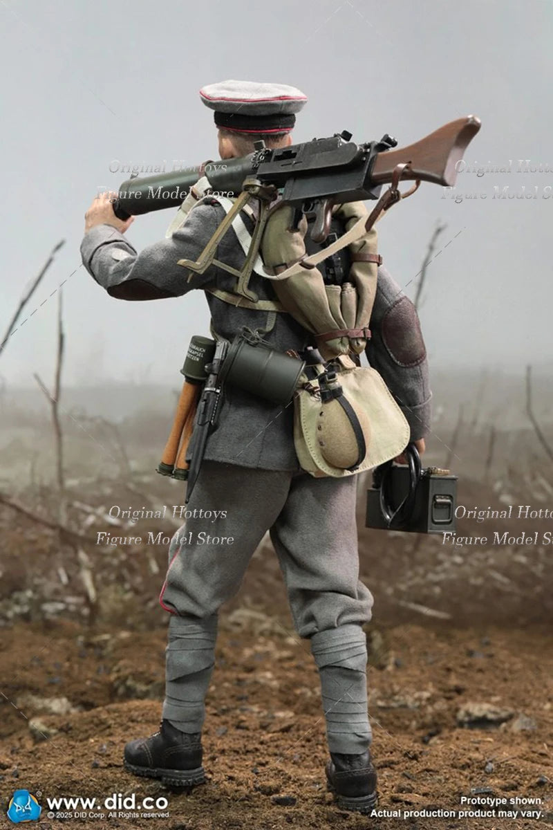 In Stock DID D11015 1/6 Scale Male Soldier Arthur MG08 Machine Gunner Full Set 12-inches Action Figure Model Doll Gifts