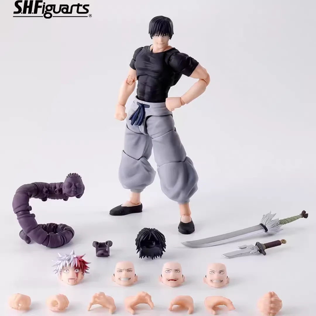 In Stock Bandai SHF S.H.F Jujutsu Kaisen Toji Fushiguro Articulated Action Figure Boys Collection Gift Action Figure