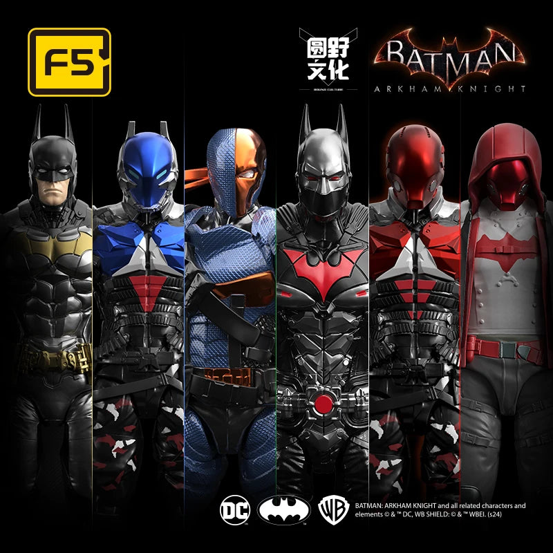 New F5 Circular Culture Batman (Crazy Edition): Arkham Knight's Fatal Strike Red Hood Assembled Mobile Model Toy Collection