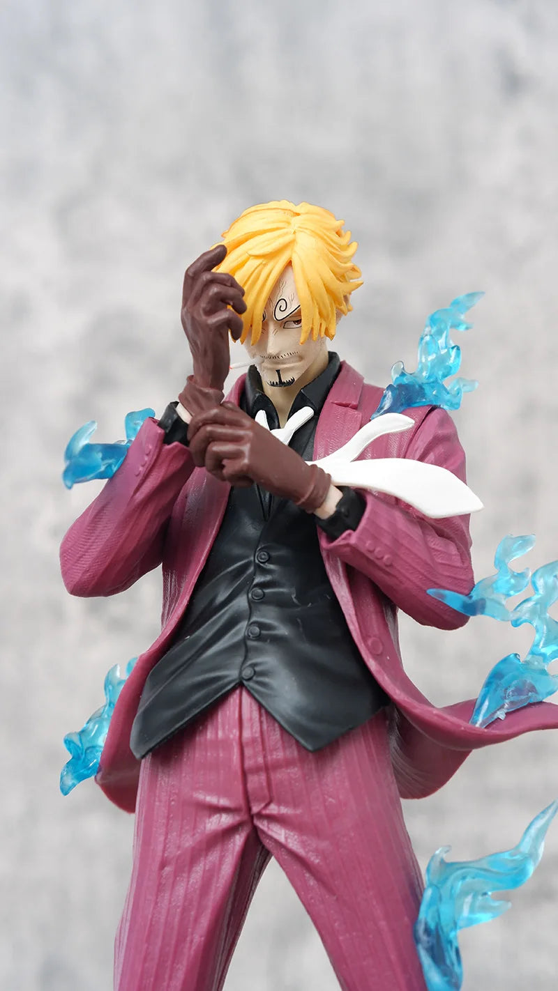 24cm One Piece Sanji Anime Figure Sanji Vinsmoke Action Figurine PVC Collection Model Ornament Statue Peripheral Toys Gift