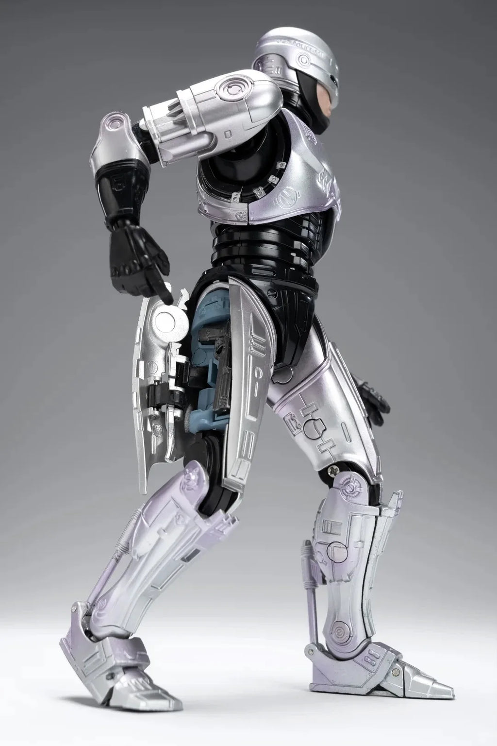 New Genuine Hiya 1/12 Robocop Mechanical War Machine Action Figure In Stock