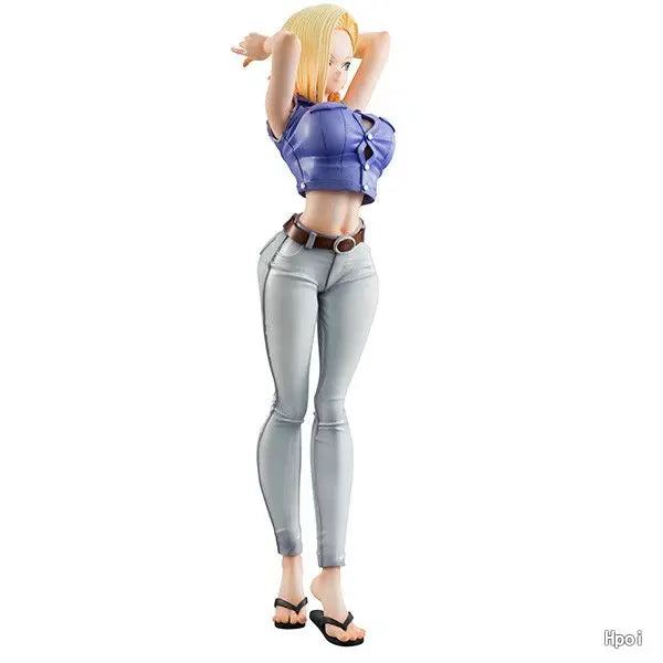 【UA】 MegaHouse Dragon Ball Gals Dragon Ball Z Artificial World No. 18 Ver. III Figures Models Toys Gifts