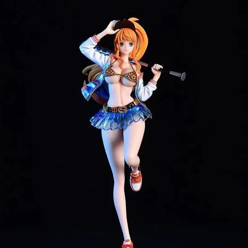 18 см One Piece Аниме момиче Фигурка Боа Ханкок Нико Робин Нами Красиво момиче Манга Статуя Екшън Фигурки Колекционерски Модел Играчки