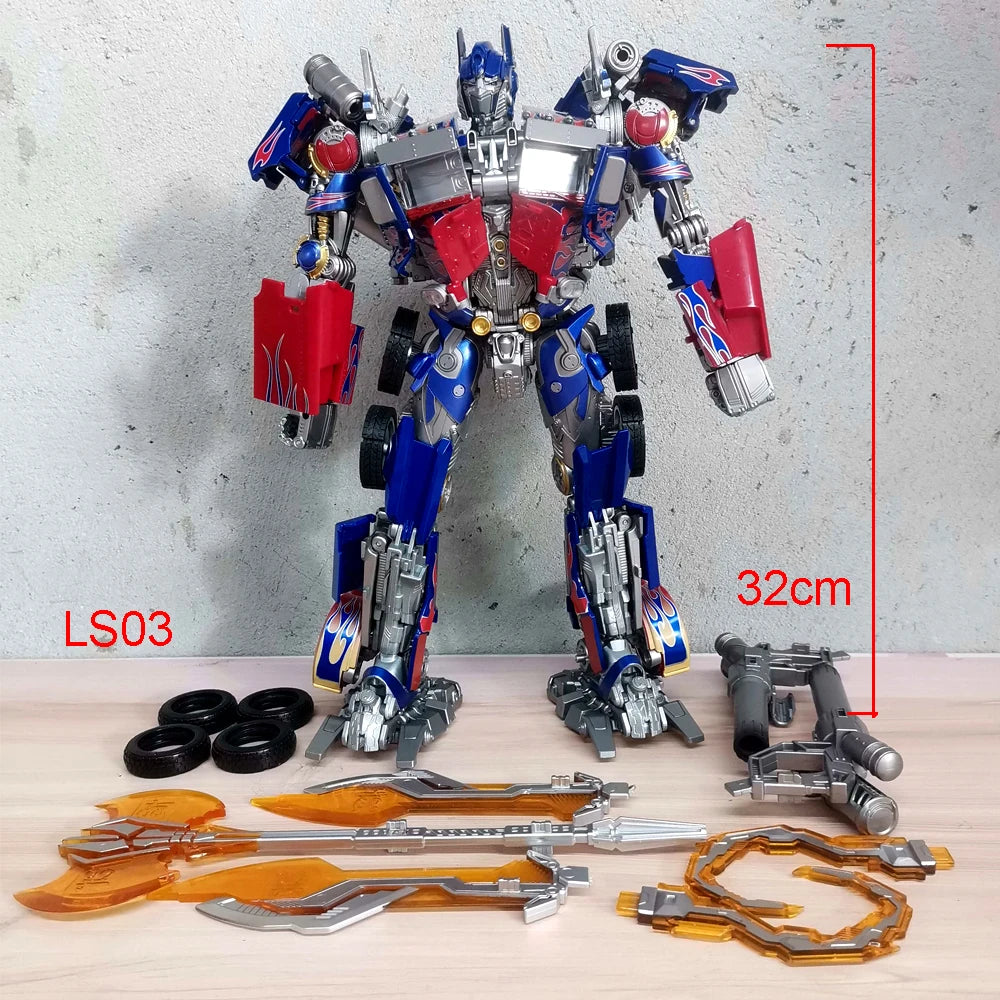 OV01 Sentinel Prime LS03 OP Commander LS06 Galvatron Transformation Toys Fire Engine Truck Model Action Figure Deformation Robot