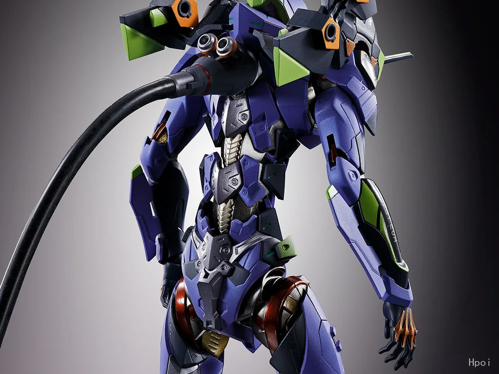 In Stock Original Bandai EVANGELION METAL BUILD EVA-01 30th with the spear of Gaius Character Model Toy Gift Collection
