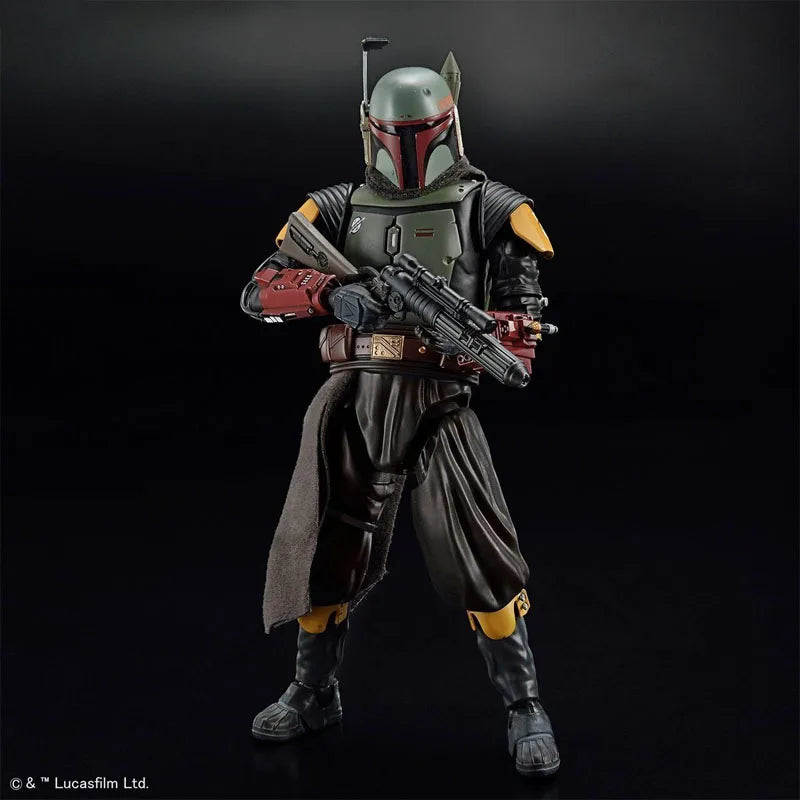 Bandai Original Genuine Figure Star Wars The Mandalorian Model Kit Anime Figures Boba Fett Collection Action Figure Model Toys