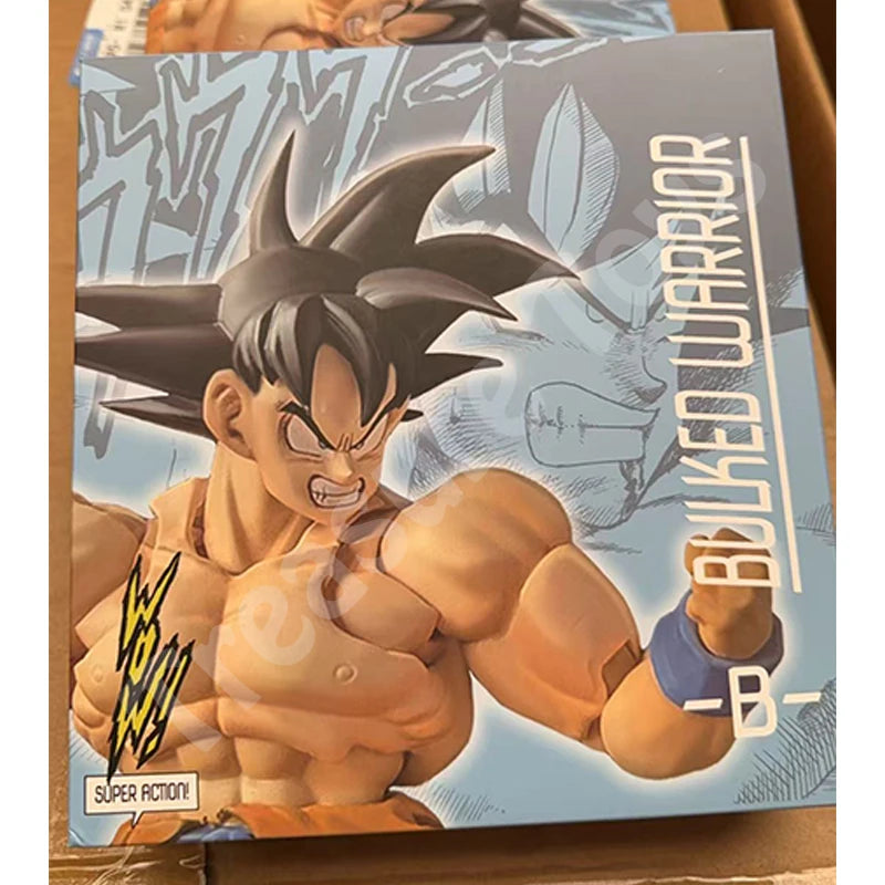 Wow Super Action Studio Son Goku Figure Dragon Ball Z SHF Super Saiyan Son Goku Kaiouken Anime Action Figure Model Toys Gifts