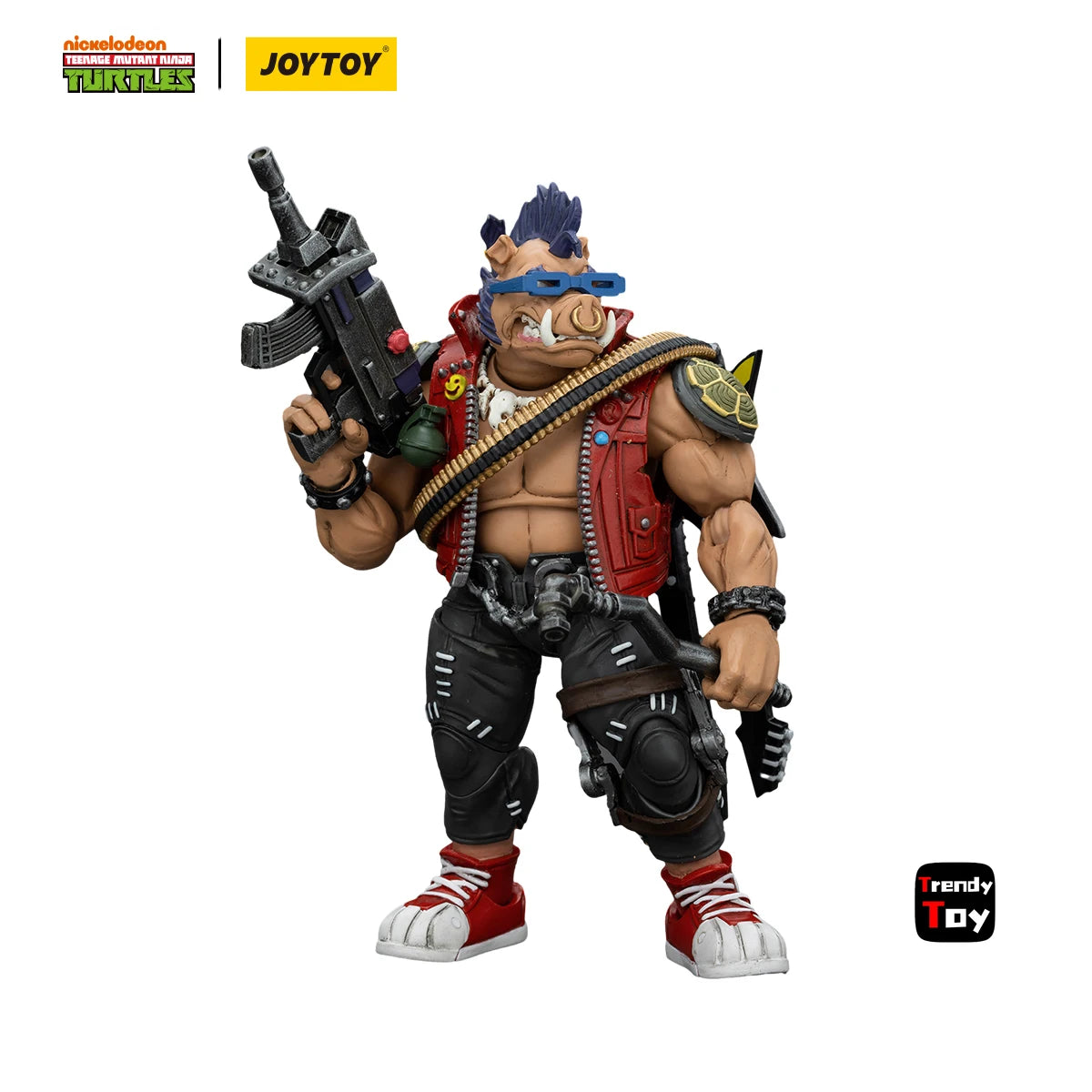 【Pre-sale】JOYTOY TMNT-Rocksteady TMNT-Beebop 2PCS 1/18 Action Figure Toys