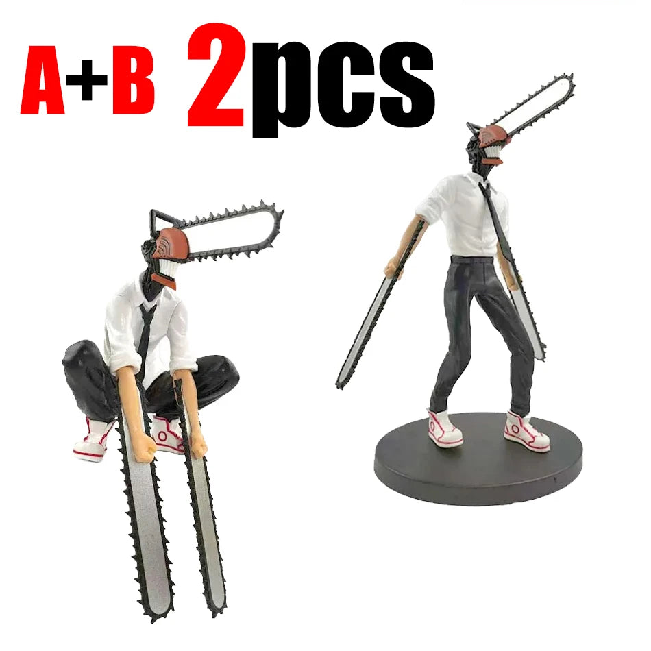 Chainsaw Man Denji Anime Figure Denji/Power Action Figure 1560 Chainsaw Man Denji Figurine Adult Collectible Model Doll Toy
