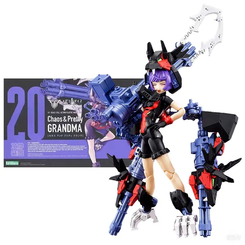 Kotobukiya Megami Device Model Kit Chaos Pretty Grandma Anime Figure Mobile Suit Girl Action Figures Toys For Boys Gift