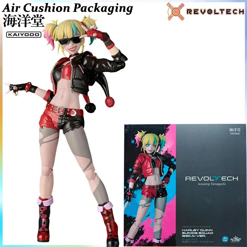 Kaiyodo Genuine Revoltech AMAZING YAMAGUCHI Serie Batman Harley Quinn X Task Force Catwoman Fantasy Action Figures Model Toys