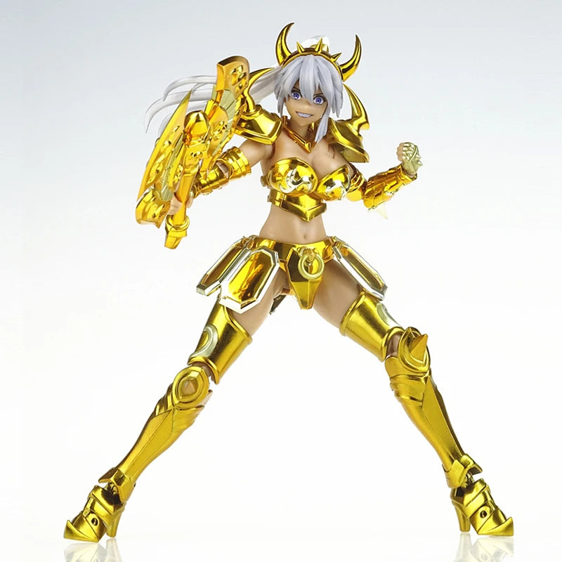 Great Toys/GT Saint Seiya Myth Cloth EX Taurus Erica Holy Contract Female Zodiac Knights of Action Figure Model In Stock