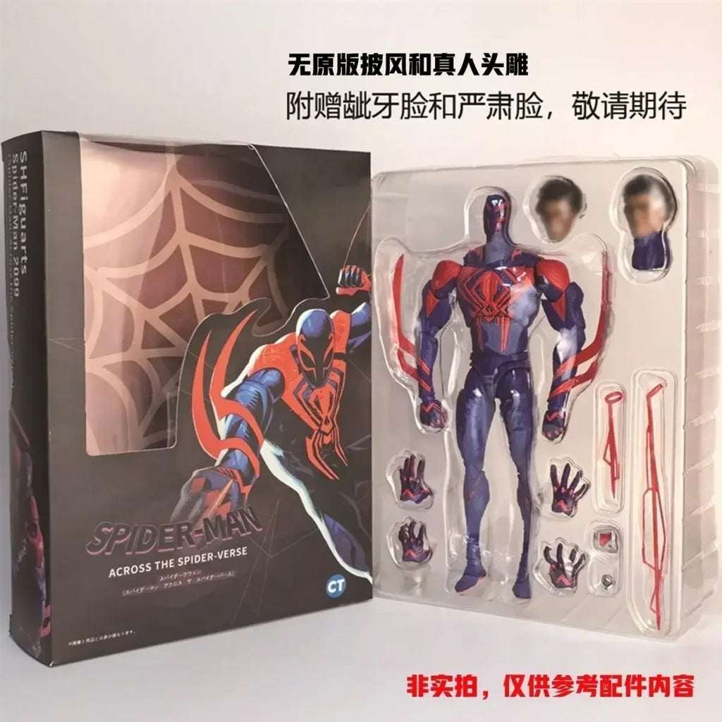 Ct Spider-Man 2099 Shf S.H.Figuarts Spiderman Across The Spider-Verse Part One anime Action Figures model Statue Toys gifts
