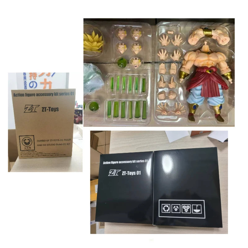 New ZT Studio Broly Action Figure Dragon Ball Z ZT01 ZT02 ZT03 MP SHF Broly TOYS GIFTS Character Model Toy Gift Collection