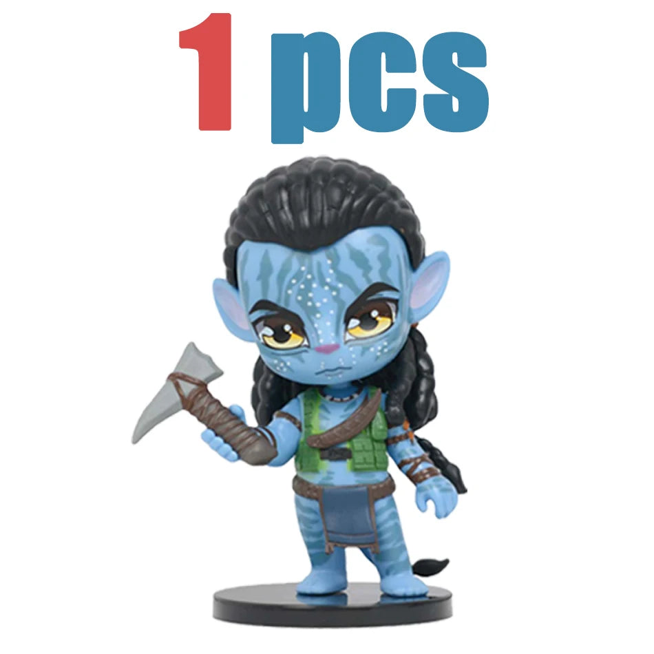 Avatar 2 Neytiri & Jake Sully PVC Figure Model Small Statues Collectibles Desktop Decorations Doll Models Decorations Gifts