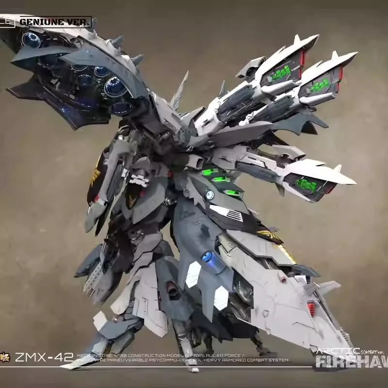 1/100Scale Mechanicore 10th Release 10th Anniversary Commemorative Edition ZMX-42 "Firehawk" White Nightingale Plastic Model Kit
