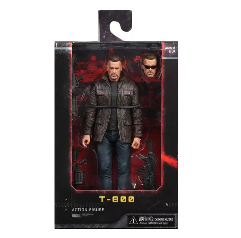 NECA Sarah Terminator Figure 2 Judgment Day T-800 Arnold Schwarzenegger Dark Fate Sarah Connor Action Figure Model Toy Gifts