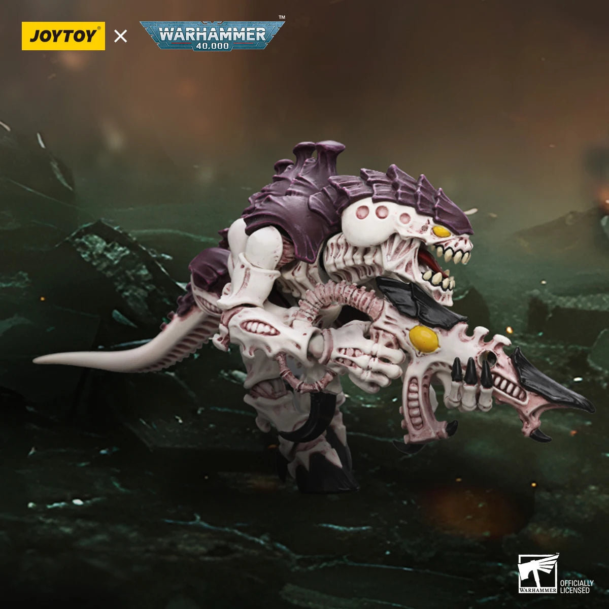 JOYTOY Warhammer 40k 1/18 Action Figures Anime 10cm Tyranids Hive Fleet Leviatha Termagant with Fleshborer