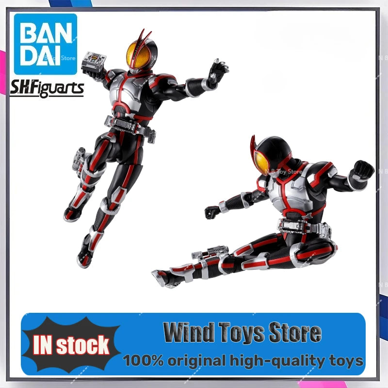 Authentic Kamen Rider Anime Model Bandai-Kits, Kamen Rider Faiz Toys, SHF Action Figure, Assembly Model, Christmas Gift for Kids