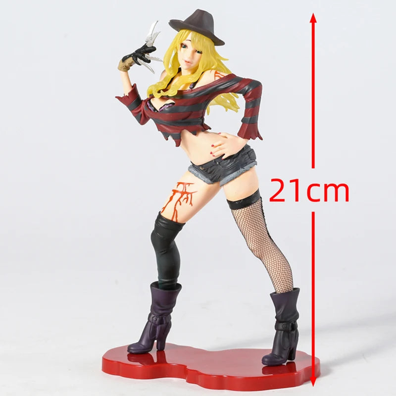 Horror Bishoujo Halloween Michael Myers Freddy Krueger Jason Voorhees Chucky Pennywise Collection Figure Figurine Model Statue