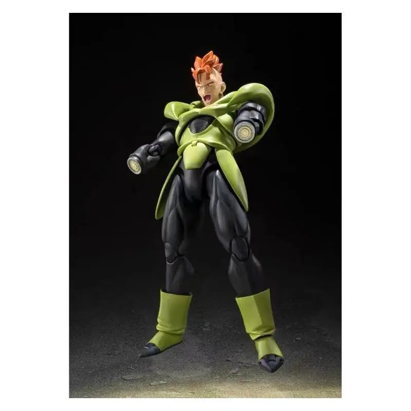 Original Bandai SHFiguarts SDCC Dragon Ball ANDROID 16 In Stock Anime Action Collection Figures Model Toys