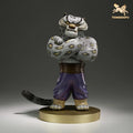 Copper Craft Chinese Cartoon Film KungFuPanda Animal Figurines Tai Lung Sculptures Statue Ornament Desktop Decor Art Collection